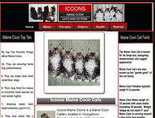 Tablet Screenshot of icoonscats.com